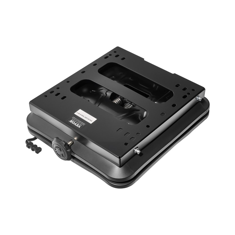 VEVOR Sitzfederungssatz mit Sitzgleitschiene, luftgefederte Sitzfederung mit Staubschutz, 150 mm von vorne nach hinten verstellbar, Traktor-Sitzfederungssatz für Zero-Turn-Rasenmäher, Gabelstapler