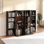 VEVOR Medienregal, 4-Ebenen DVD-Regal, 610x368x846 mm Medienschrank, Multimedia-Aufbewahrung für CDs, DVDs, Bücher, Spiele, CD-Regal für Wohnzimmer, Homeoffice, Aufnahmeraum, Braun