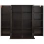 VEVOR Medienregal, 4-Ebenen DVD-Regal, 610x368x846 mm Medienschrank, Multimedia-Aufbewahrung für CDs, DVDs, Bücher, Spiele, CD-Regal für Wohnzimmer, Homeoffice, Aufnahmeraum, Braun