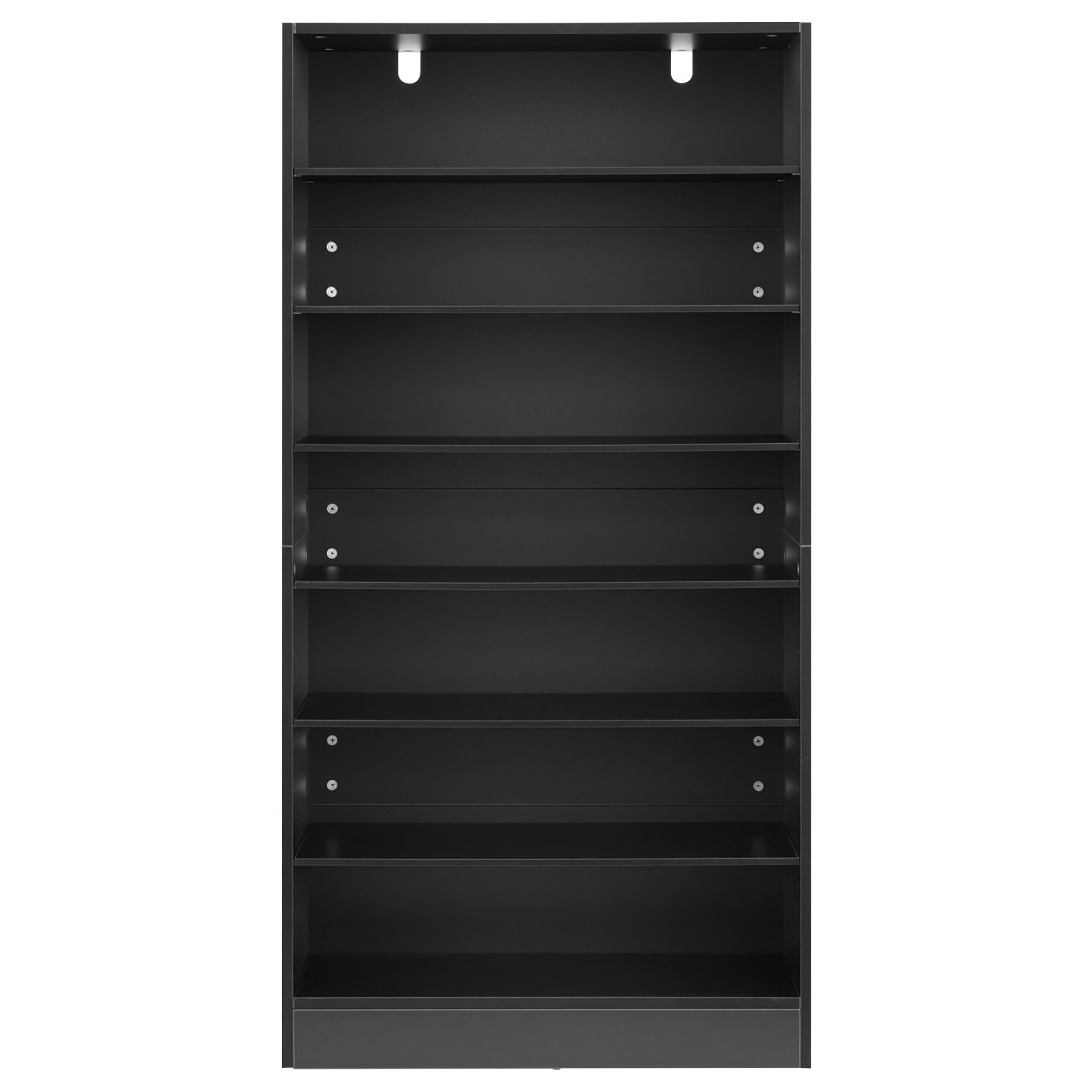 VEVOR DVD-Regal mit 7 Fächern, Medienregal Standregal 70 x 30 x 140 cm, Platzsparendes Aufbewahrungsregal für CDs DVDs Bücher Spiele-Discs, Bücherregal für Wohnzimmer/Homeoffic/Aufnahmeraum, Schwarz