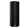 VEVOR DVD-Drehregal mit 34 Fächern, Einstellbares Medienregal Standregal 475 x 475 x 1636 mm, Platzsparendes Aufbewahrungsregal für CDs DVDs Bücher Spiele-Discs, Wohnzimmer Homeoffice, Schwarz