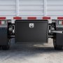 VEVOR Lkw Unterbaubox 914 x 609 x 609 mm Unterflur Staukasten Kaltgewalzter Stahl Wasserdichter Werkzeugkasten mit T-Griff Schloss für Lkw Anhänger Transporter Werkzeugkiste Unterflurkasten Schwarz
