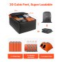 VEVOR Autodachgepäckträgertasche Dachtasche 20 Kubikfuß 840D PVC Dachbox