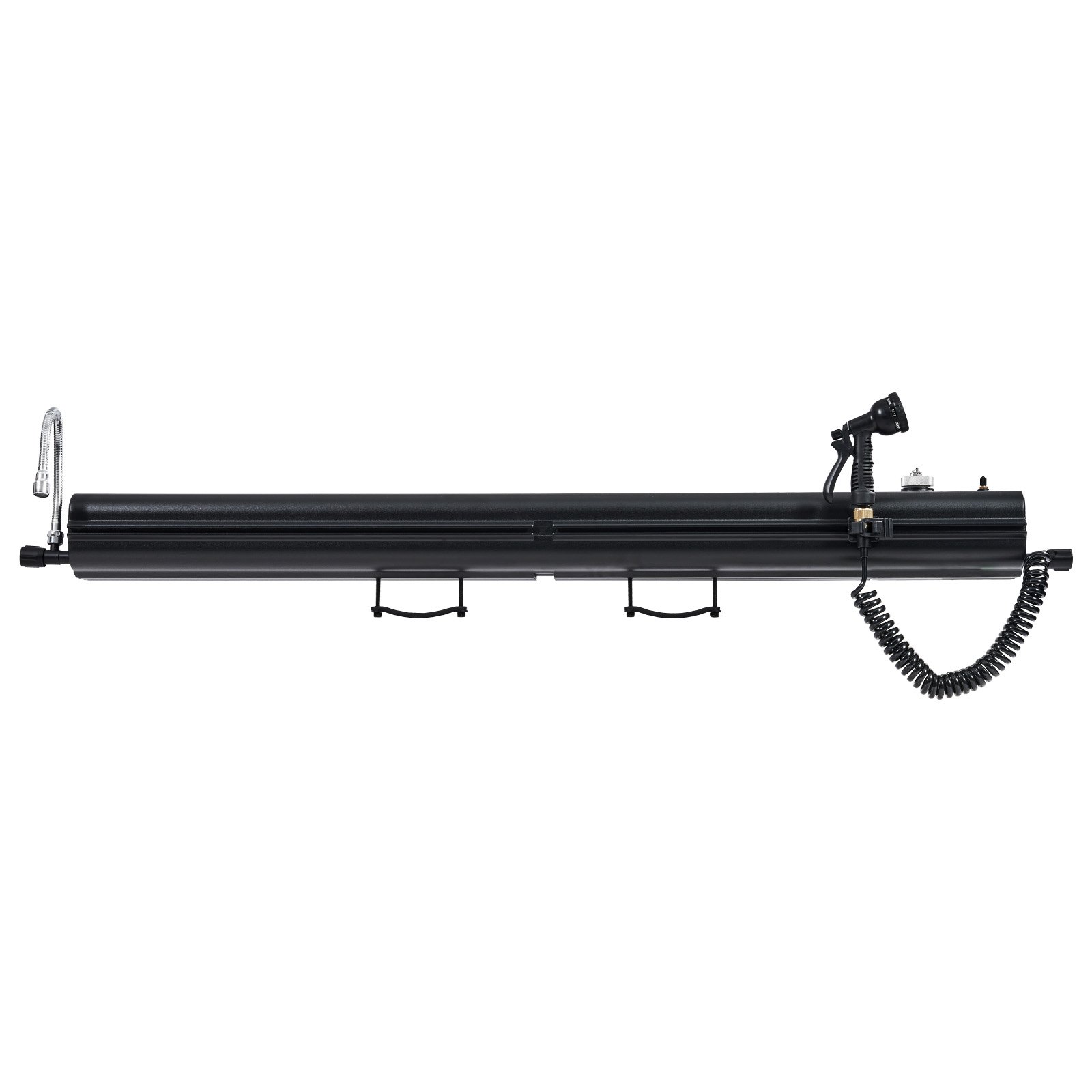 VEVOR Roof Rack Water Tank, 26.5L Water Storage Tank for Vehicles with 2 Splash Guards and T-Slot, Aluminum Tank with High-Pressure Connection, for Trunks, Roll Bars, and Crossbars