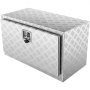 VEVOR Truckbox Werkzeugbox Anhängerbox Werkzeugkasten 760x355x405mm Pickup-Aufbewahrungsbox, Aluminium-Diamantplatten-Werkzeugkasten mit Schloss & Schlüsseln, Wasserdichte Anhänger-Aufbewahrungsbox