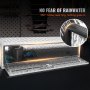 VEVOR Unterboden-Aluminium-Werkzeugkasten für LKW, 152,4 x 61 x 61 cm, Werkzeugaufbewahrung für Anhänger und Wohnmobile