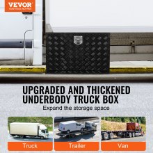 VEVOR Unterboden-Werkzeugkasten Lkw Werkzeugbox Anhängerbox 914x610x610mm