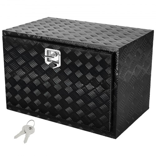 VEVOR Truckbox Werkzeugbox, Unterboden-Anhängerbox, Werkzeugkasten, 1219 x 432 x 457 mm Pickup-Aufbewahrungsbox, Aluminiumlegierung, 50 kg belastbarer Werkzeugkasten, abschließbare Aufbewahrungsbox