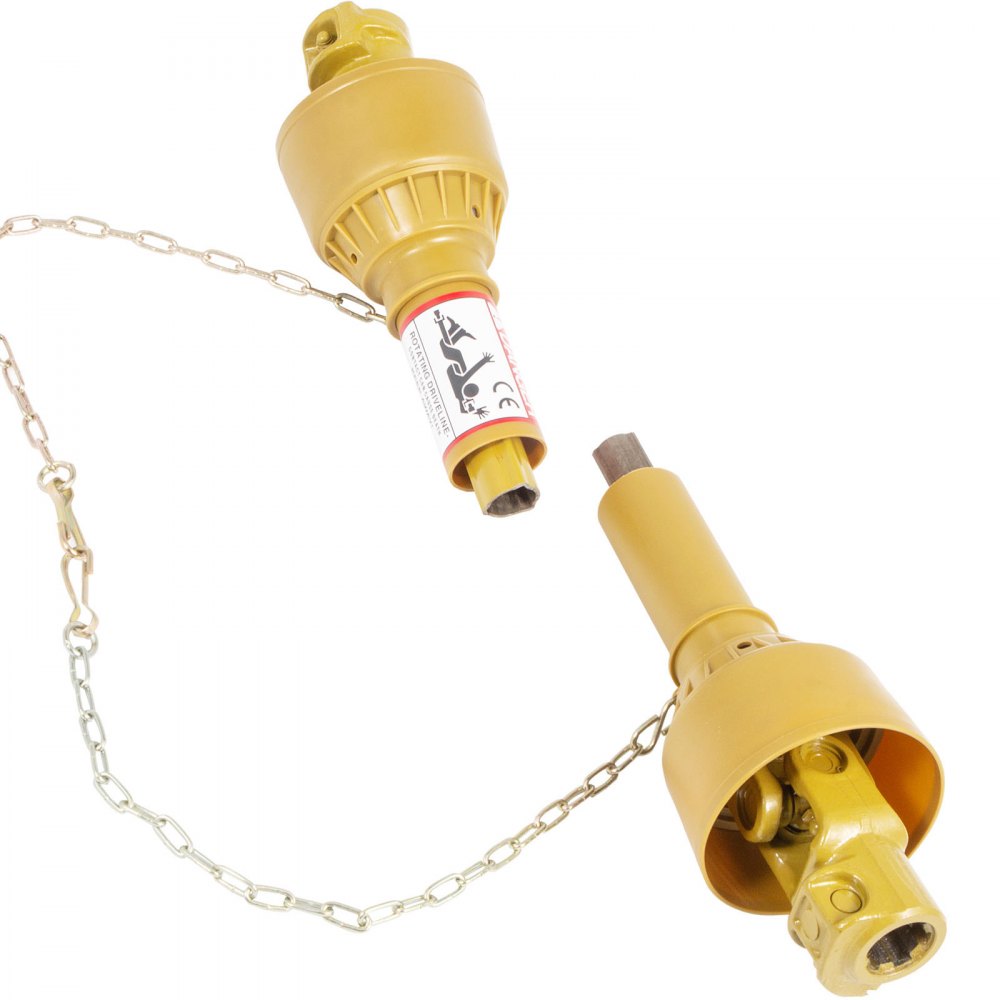 Vevor Zapfwelle Kardanwelle Traktor Gelenkwelle Beidseitig Zähne 50-60cm