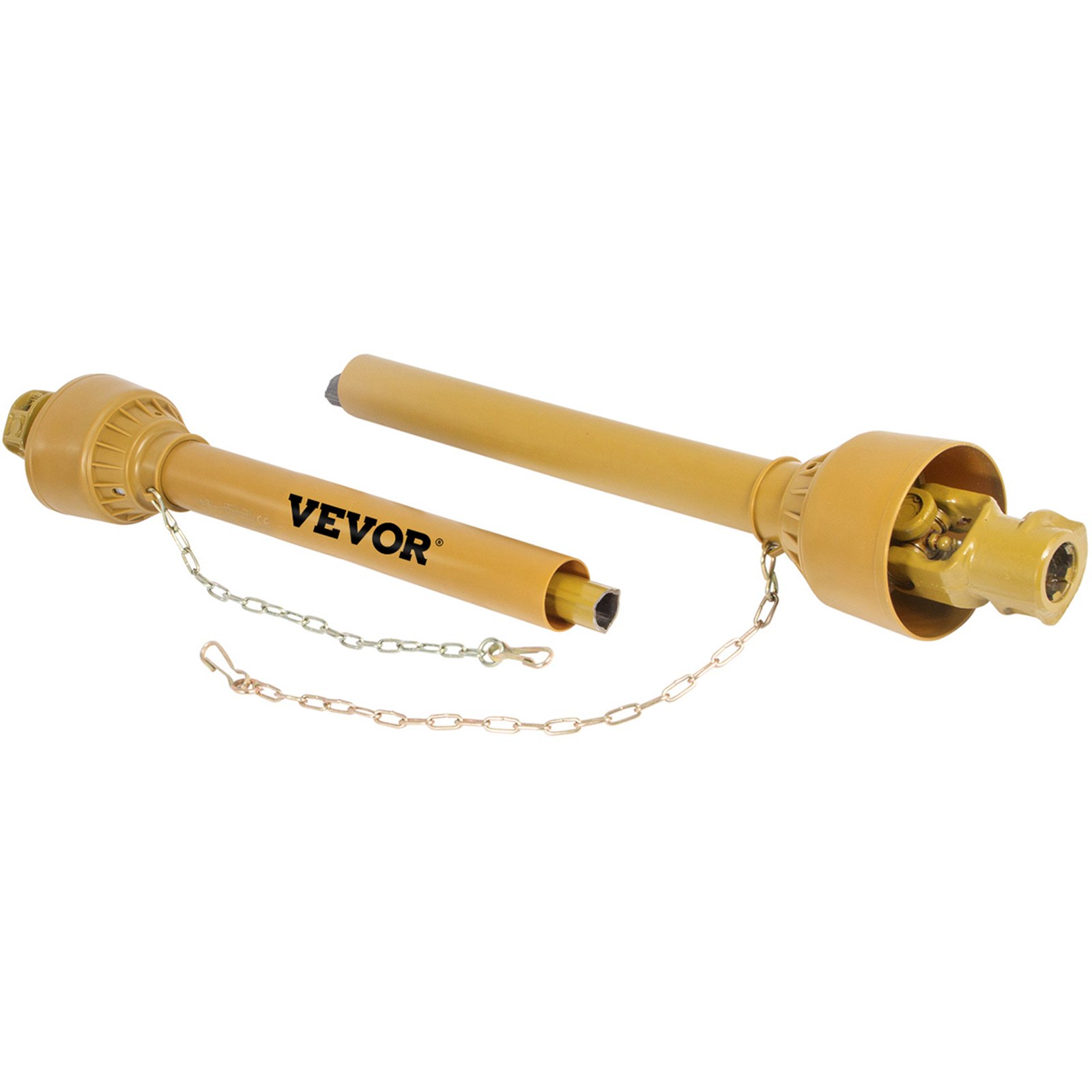 Vevor Zapfwelle Kardanwelle Traktor Gelenkwelle Beidseitig 1-3/8"x6 Zähne 90cm