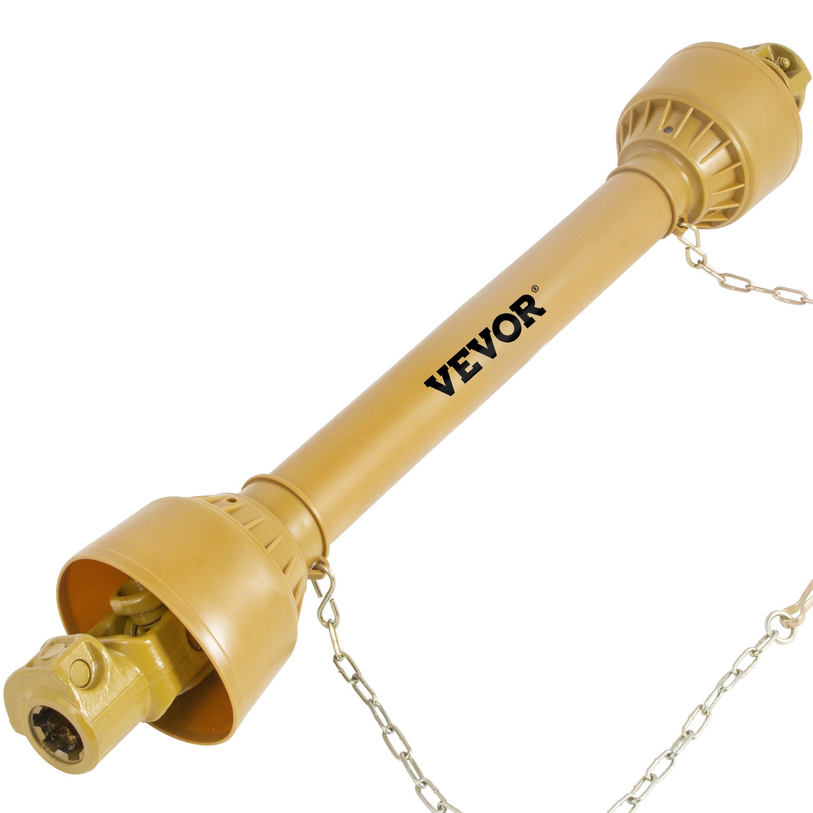 Vevor Gelenkwelle Zapfwelle Traktor 1-3/8 Zoll 6 Zähne Kardanwelle 1200-1700 Mm