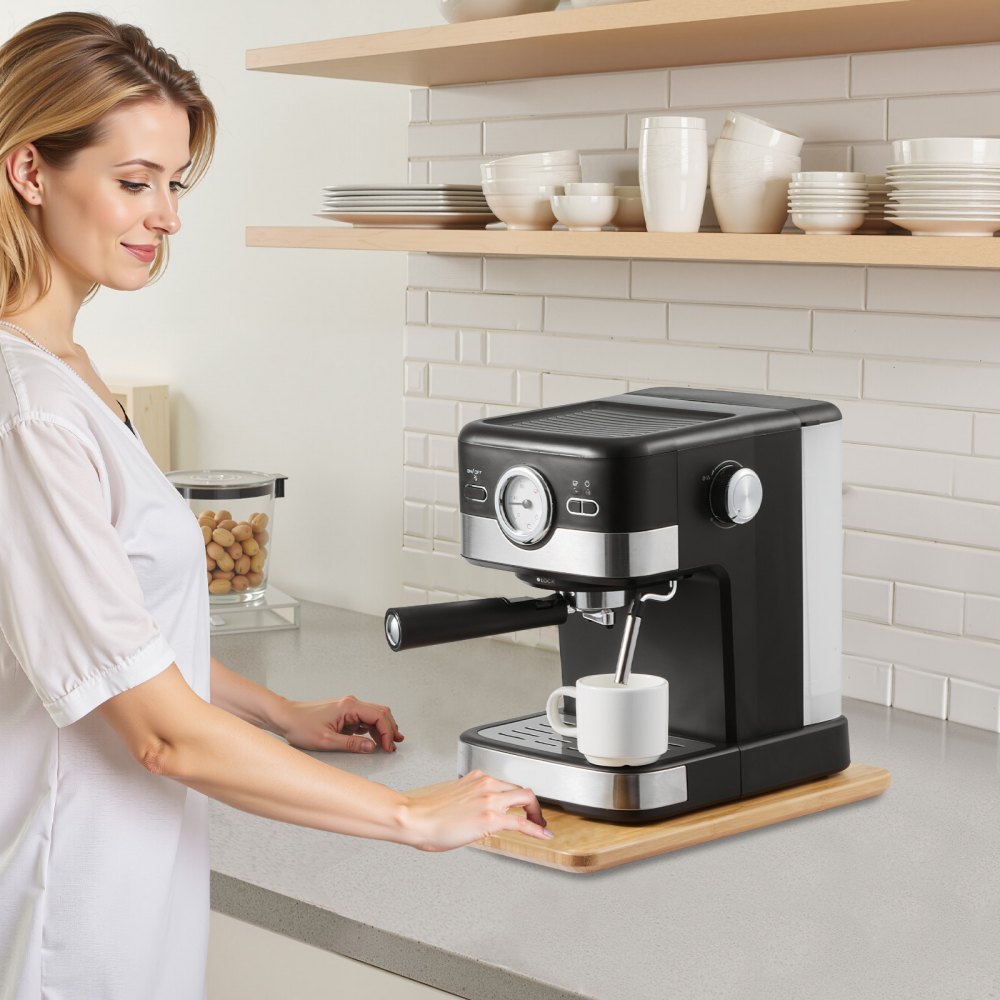 VEVOR sliding board, 356x241 mm, board with rubber wheels and hollow handle, easy to clean, slider board, appliance rolling board, easily movable base for coffee machine, food processor