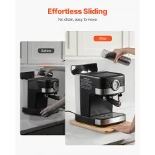 VEVOR Gleitbrett 356x241mm Rollbrett Brett für Kaffeemaschine Küchenmaschine