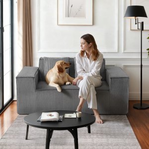 VEVOR 2-Sitzer-Sofa – 160 cm Cordsofa, Belastbarkeit 272 kg