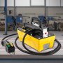 VEVOR 10.000 PSI Lufthydraulikpumpe, 2,3 L Behälter, NPT 3/8 Zoll Auslass, NPT 1/4 Zoll Einlass, Kunststoff-Lufthydraulikpumpe mit Fernbedienung, für Automobilrahmenmaschinen & Hydraulikpressen
