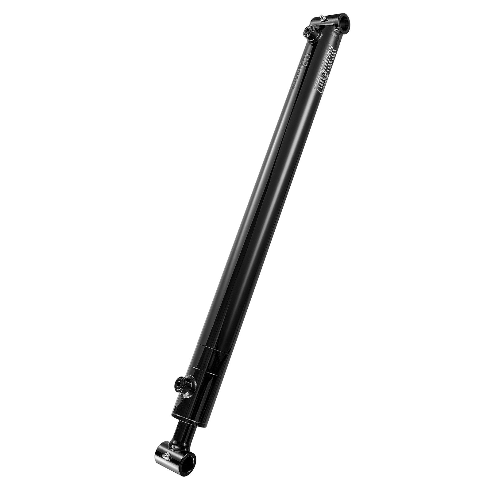 VEVOR Doppeltwirkender Hydraulikzylinder mit 50,8 mm Bohrung 61 cm Hub, bis 3500 psi, Schwerlast-Schweißzylinder mit Querrohr, 25,4 mm Stiftloch und SAE-6-Anschluss für Landmaschinen und Traktoren