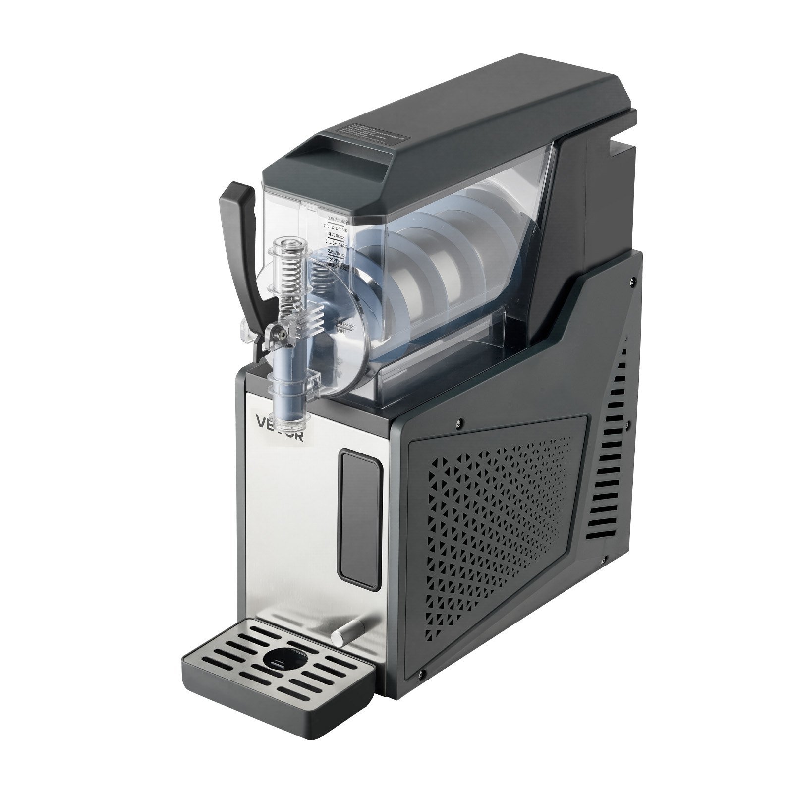 VEVOR Slush Maschine 4 L, Slusheis Eisbereiter 350 W (kein Eis nötig), Elektrische Margarita-Maschine mit Selbstreinigungsfunktion, Geeignet für Frozen Margaritas Frappés Milchshakes Shakes