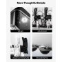 VEVOR kommerzieller Frozen Drink Maker, 15 L x 3 Slush-Maschine mit drei Tanks, 180 Tassen Margarita-Smoothie-Maschine aus Edelstahl, Slush-Maker für Zuhause Partys Restaurants Cafés Bars
