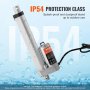 VEVOR 1000N Linear Actuator DC 12V Linearantrieb IP54 Elektrischer Linearmotor 150mm Hublänge Geräuschpegel ≤50dB Elektrische Türöffner 14mm/s Fahrgeschwindigkeit Lineartechnik Verstellantrieb