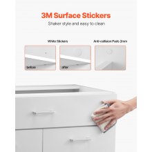 VEVOR Küchenschrank Unterschrank Montagefertig mit Schublade 800x475x816mm