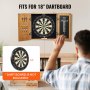 VEVOR Dartboard-Schrank-Set aus Massivholz, versteckbarer Schrank in offizieller Größe mit Zubehör für Cricket-Spiele (Dartboard nicht im Lieferumfang enthalten)
