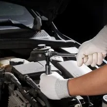 VEVOR Schlagsteckschlüsselsatz 6,35 mm Antrieb, 14-teiliger Steckschlüsselsatz metrisch 4-15 mm, Cr-Mo-Legierungsstahl für Autoreparatur, leicht lesbare Größenmarkierungen robuste Konstruktion