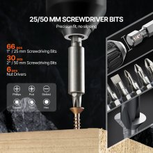 VEVOR Bohrer Set 246 Stk. Schraubendreher Bit Set mit Tragkoffer Mehrzweck