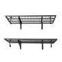 VEVOR 2er-Set Garagenregal 1219x620x210 mm Werkzeugaufbewahrung 113 kg pro Schicht Werkzeughalter Wand 1219x620 mm Regalfläche Aufbewahrungsregale Metallregal Werkzeug Organizer Wandregale