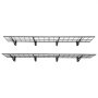 VEVOR 2er-Set Garagenregal 1830x315x122 mm Werkzeugaufbewahrung 136 kg pro Schicht Werkzeughalter Wand 1830x315mm Regalfläche Aufbewahrungsregale Metallregal Werkzeug Organizer Wandregale