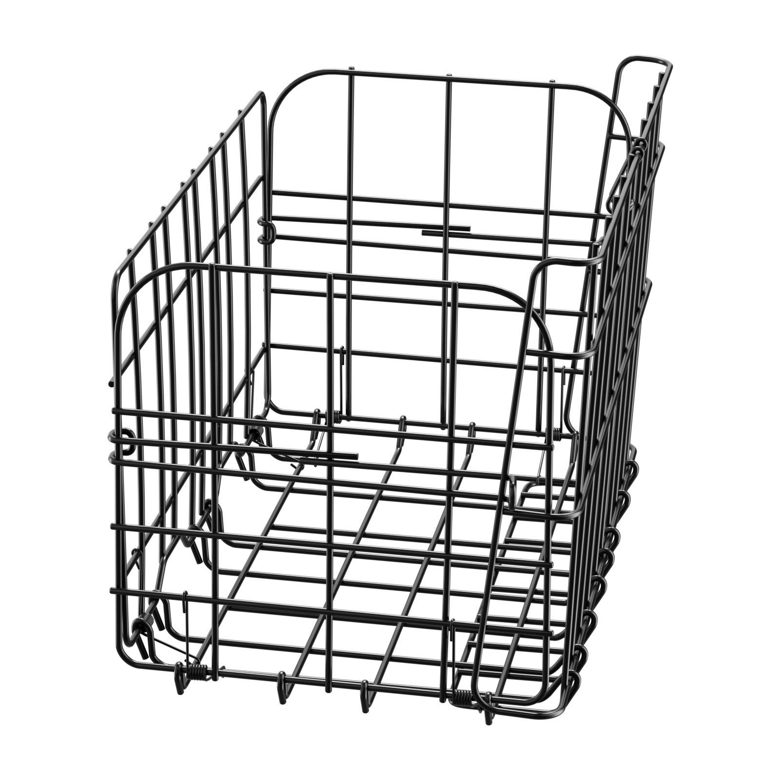 VEVOR Fahrradkorb Hinten 340x210x225mm, faltbarer Hinterradkorb mit Gepäcknetz, herausnehmbarer Innentasche & Abdeckung, Gepäckträgerkorb zum Transport von Hunden, Haustieren, Obst & Lebensmitteln