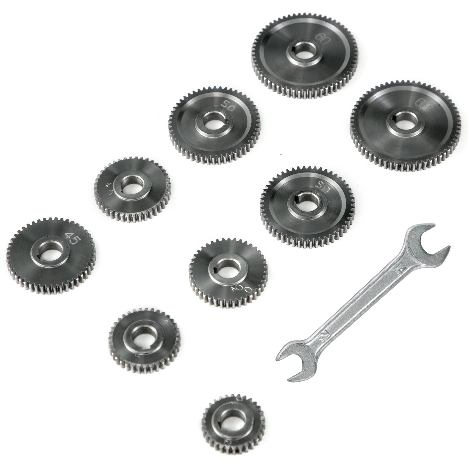 9-teiliges Metal Change Gear Set Für Die 7 X 14 Real Bull Mini-lathe Cj18a