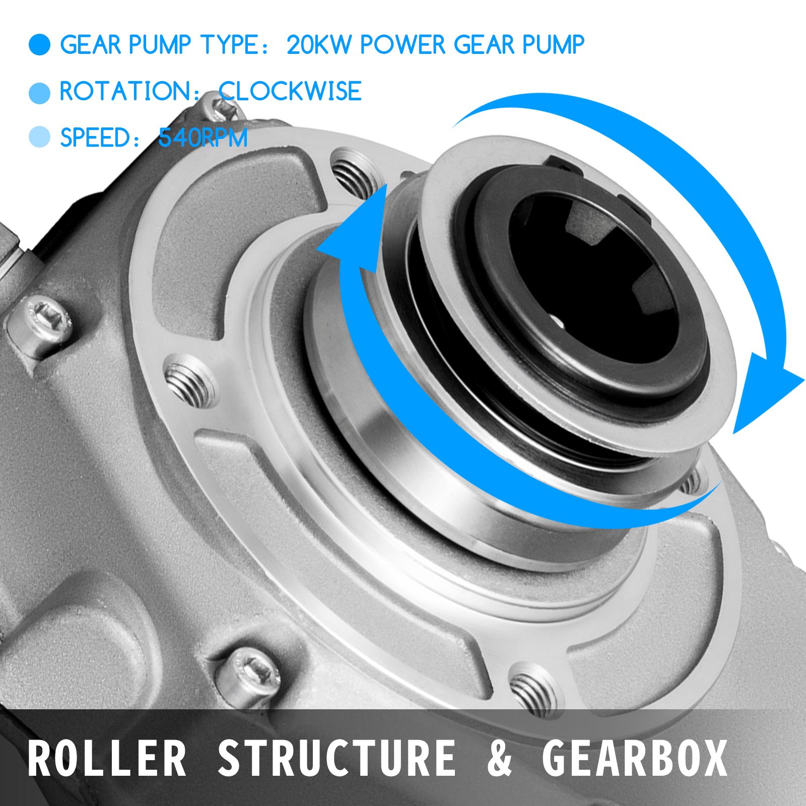 Zapfwellengetriebe Muffe Mit Hydraulik Pumpe 16ccm 32ltr. Zapfwellenpumpe Front