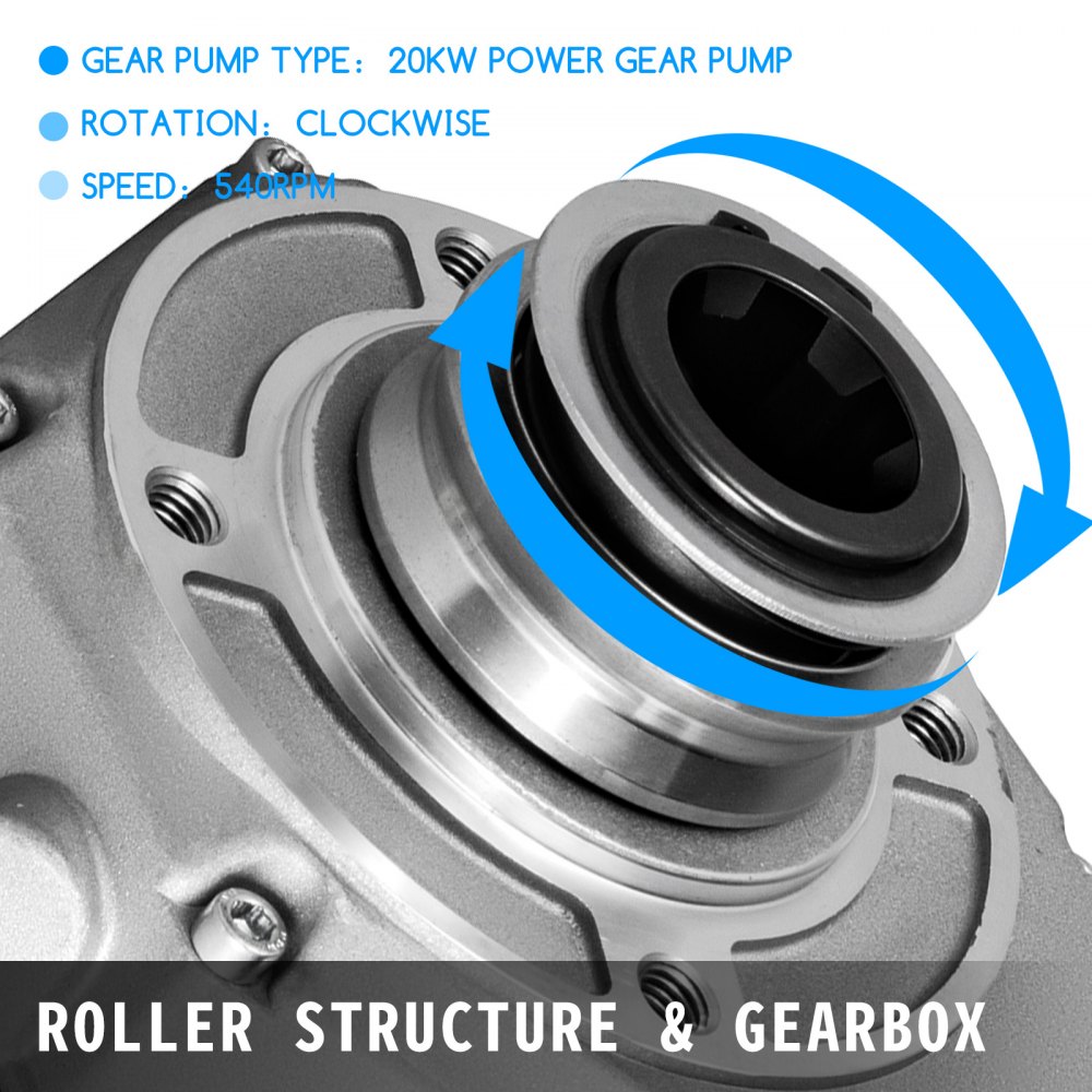 Zahnradpumpe Hydraulische Zahnradpumpe mit Rohr Getriebe 20ccm für Traktor