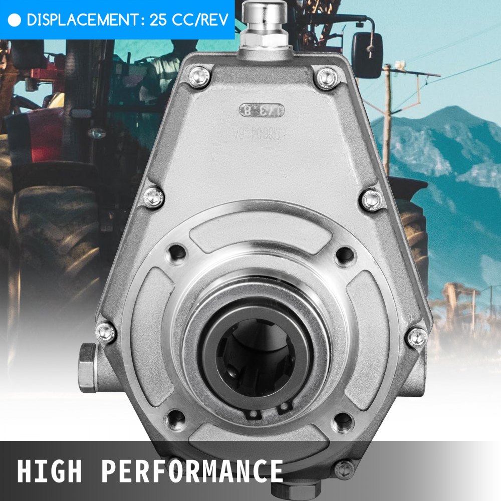 Zapfwellengetriebe Muffe Mit Hydraulik-pumpe 25ccm 53ltr. Zapfwellenpumpe Front