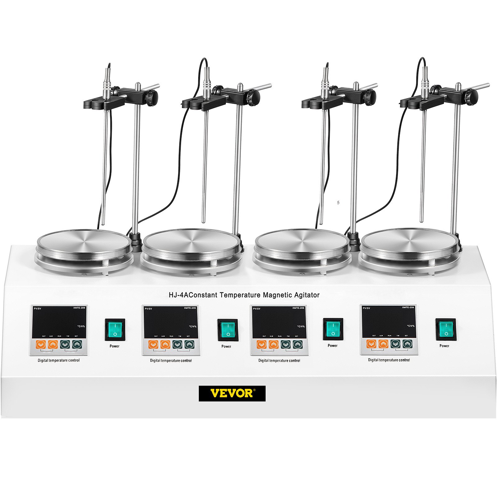 4 Units Head Magnetrührer Kochplattenmischer Multi Unit Thermostatic Efficient