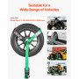 VEVOR Radspanngurt Befestigungsgurt Set (50,8 x 3048 mm) mit Hochleistungshaken & O-Ring & 4540 kg Zugfestigkeit & 1512 kg Tragfähigkeit, Motorrad-Spannsystem Radsicherungsgurt Reifengurt