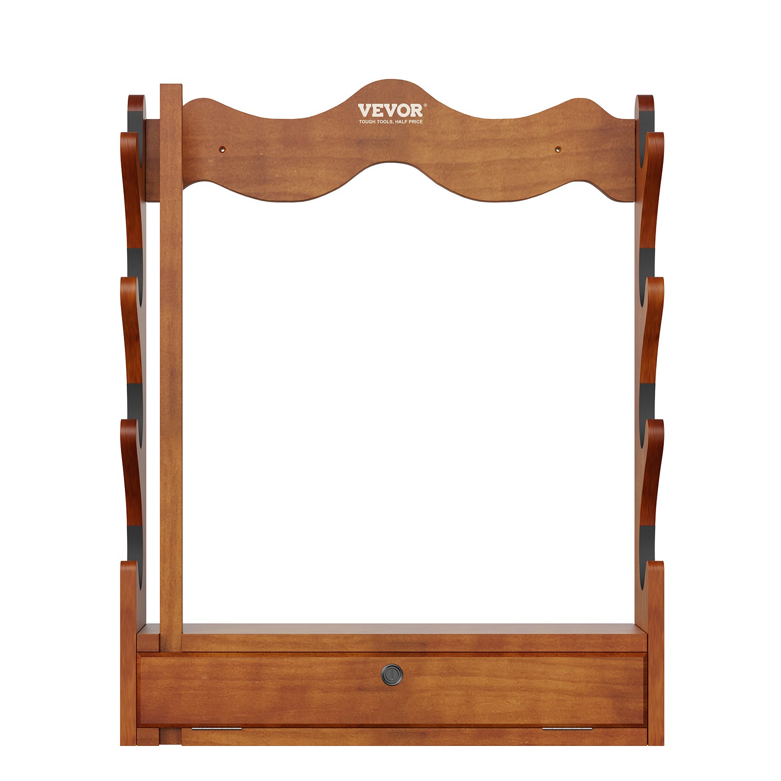 VEVOR Gun Rack for Weapon Storage, 4 Rifles, Gun Holder, Gun Safe Accessory for Rifles & Shotguns, Gun Holder in Gun Cabinet, Shotgun Rifle Rest, 60 kg Weight Capacity