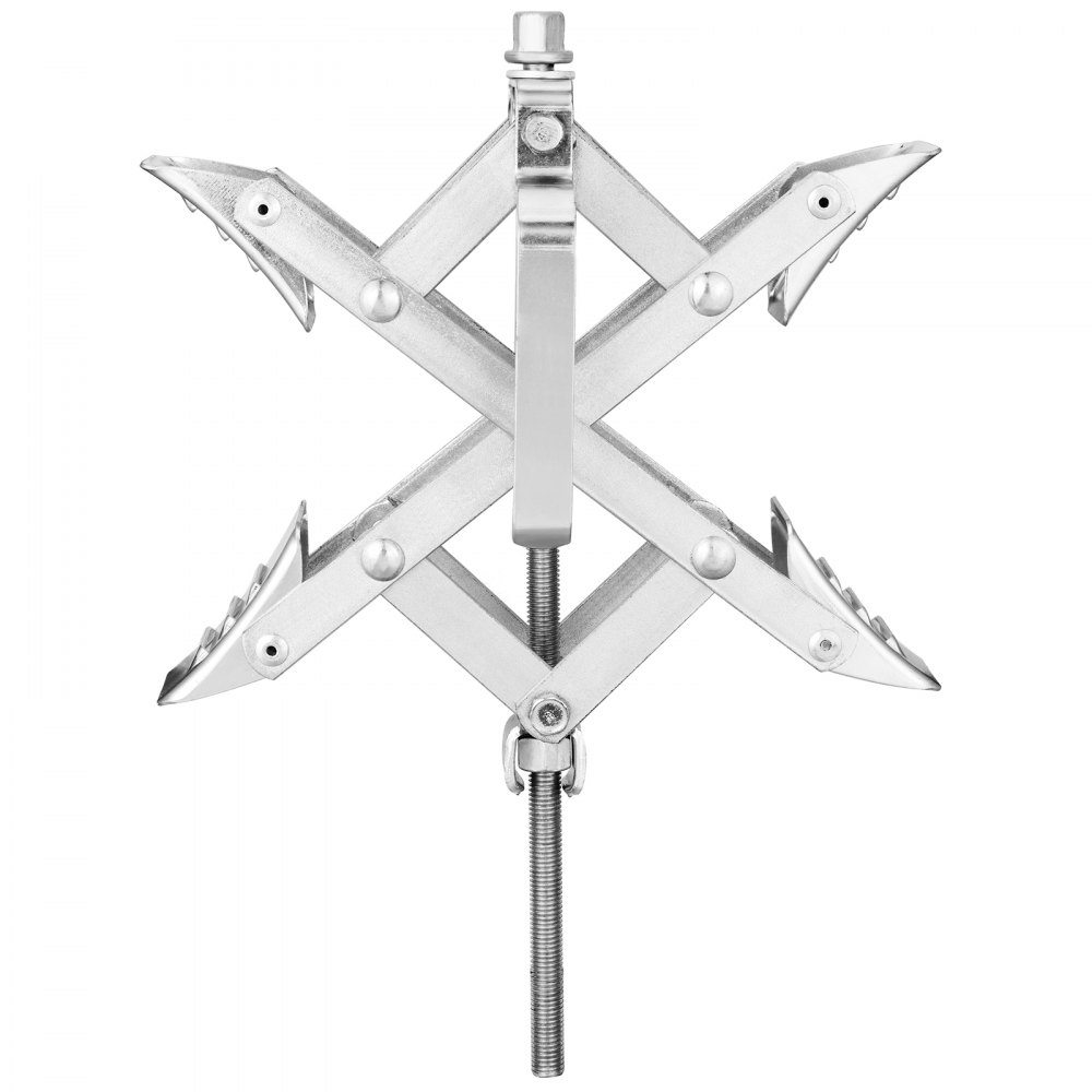 VEVOR Unterlegkeil für Wohnmobile, X-förmiger Unterlegkeil zur Stabilisierung von Wohnmobilen, für Reifenbreiten von 3,8 bis 25,4 cm, 2 Stk. Unterlegkeile mit Ratschenschlüssel und Aufbewahrungstasche