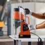 VEVOR Magnetbohrmaschine, 1550-W-Motor, Magnetbohrer 50 mm Kernbohrdurchmesser, 13000 N Magnetkraft, Drehzahlregelung 0–550 U/min, Kernbohrmaschine für Metalloberflächen, Heimwerkerbedarf