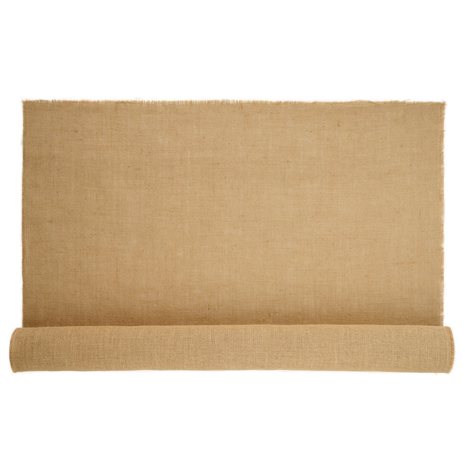 VEVOR Jute Stoff, Sackleinen-Stoffrolle, 50x50 hochdichte breite natürliche Sackleinen-Stoffrollen, 1016mmx9,1m, für Dekoration, Handwerk, Hochzeit, Gartenarbeit, Pflanzen- & Baumwinterabdeckung