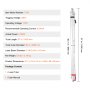 VEVOR 100W CO2-Laserröhre 145cm Laser Tube CO2 Lasergravierer Glas Laser Rohr