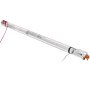 VEVOR 60 W CO2-Laserröhre, 1250 mm Länge, 55 mm Durchmesser, Borosilikatglas-Laserschneidröhre mit Metallkopf, 5000–6000 Std. Drähte vorverdrahtet für Lasergravierer, Gravur- und Schneidemaschine
