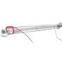 VEVOR 60 W CO2-Laserröhre, 1250 mm Länge, 55 mm Durchmesser, Borosilikatglas-Laserschneidröhre mit Metallkopf, 5000–6000 Std. Drähte vorverdrahtet für Lasergravierer, Gravur- und Schneidemaschine