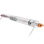 VEVOR 60 W CO2-Laserröhre, 1250 mm Länge, 55 mm Durchmesser, Borosilikatglas-Laserschneidröhre mit Metallkopf, 5000–6000 Std. Drähte vorverdrahtet für Lasergravierer, Gravur- und Schneidemaschine