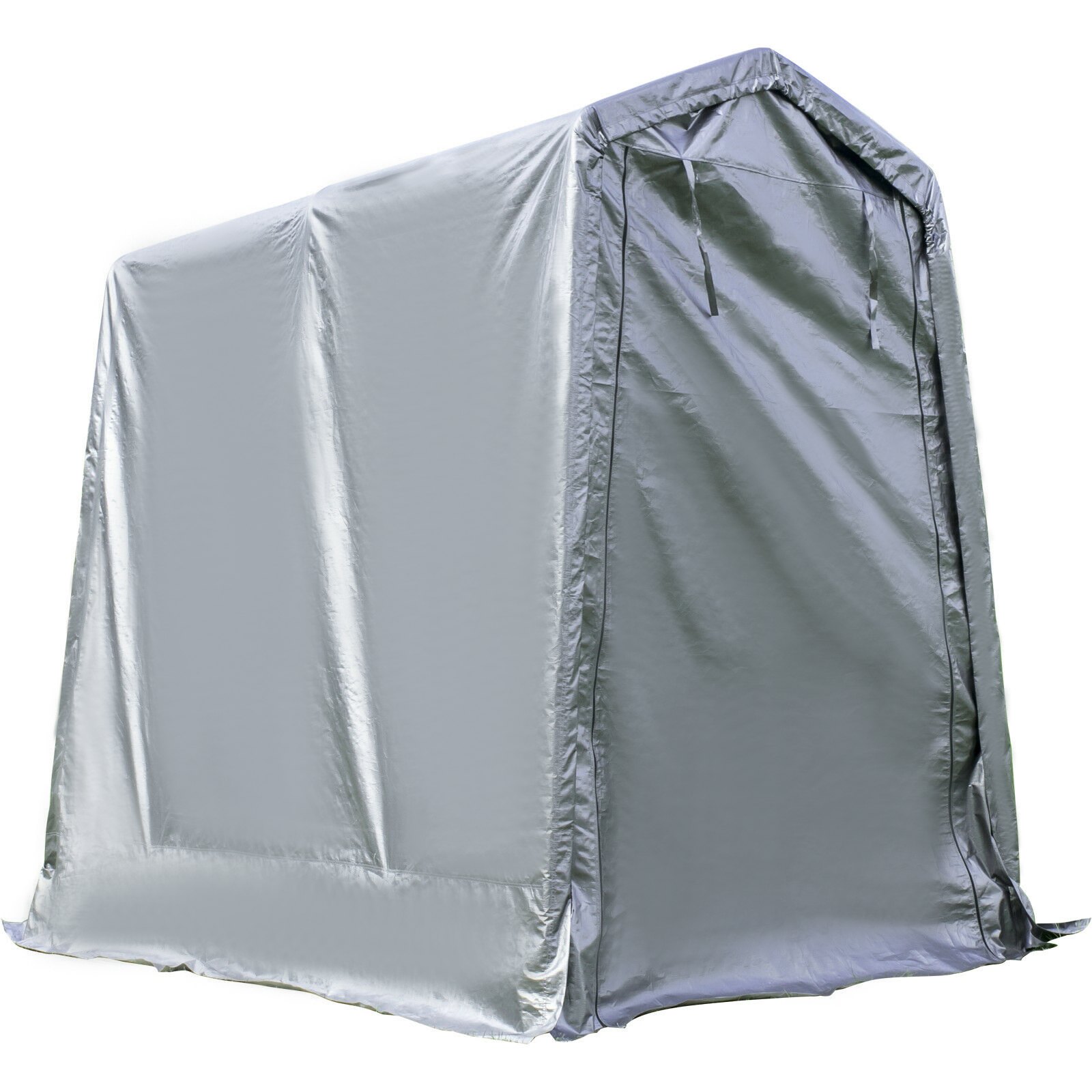 Shelterlogic Gerätezelt 1,8x3x2,4M, Lagerzelt Fahrradgarage Universalzelt Zelt