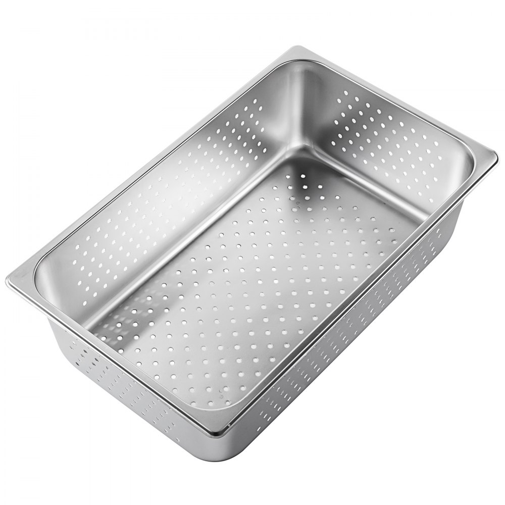 4x Gn-behälter 1/1 Gastronormbehälter Edelstahl Behälter Tief 150mm Gelocht