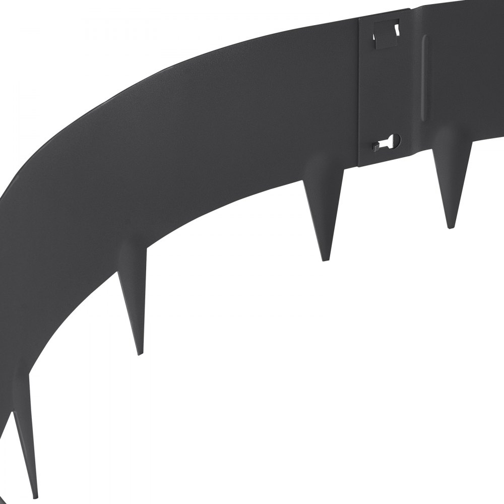VEVOR Rasenkante 99 x 10,2 cm (5er-Set) Rasenkantenband aus Stahl Beeteinfassung Beetumrandung Mähkante Geeignet für Außengärten, Wege, Rasenflächen, Innenhöfe, Straßenränder und mehr