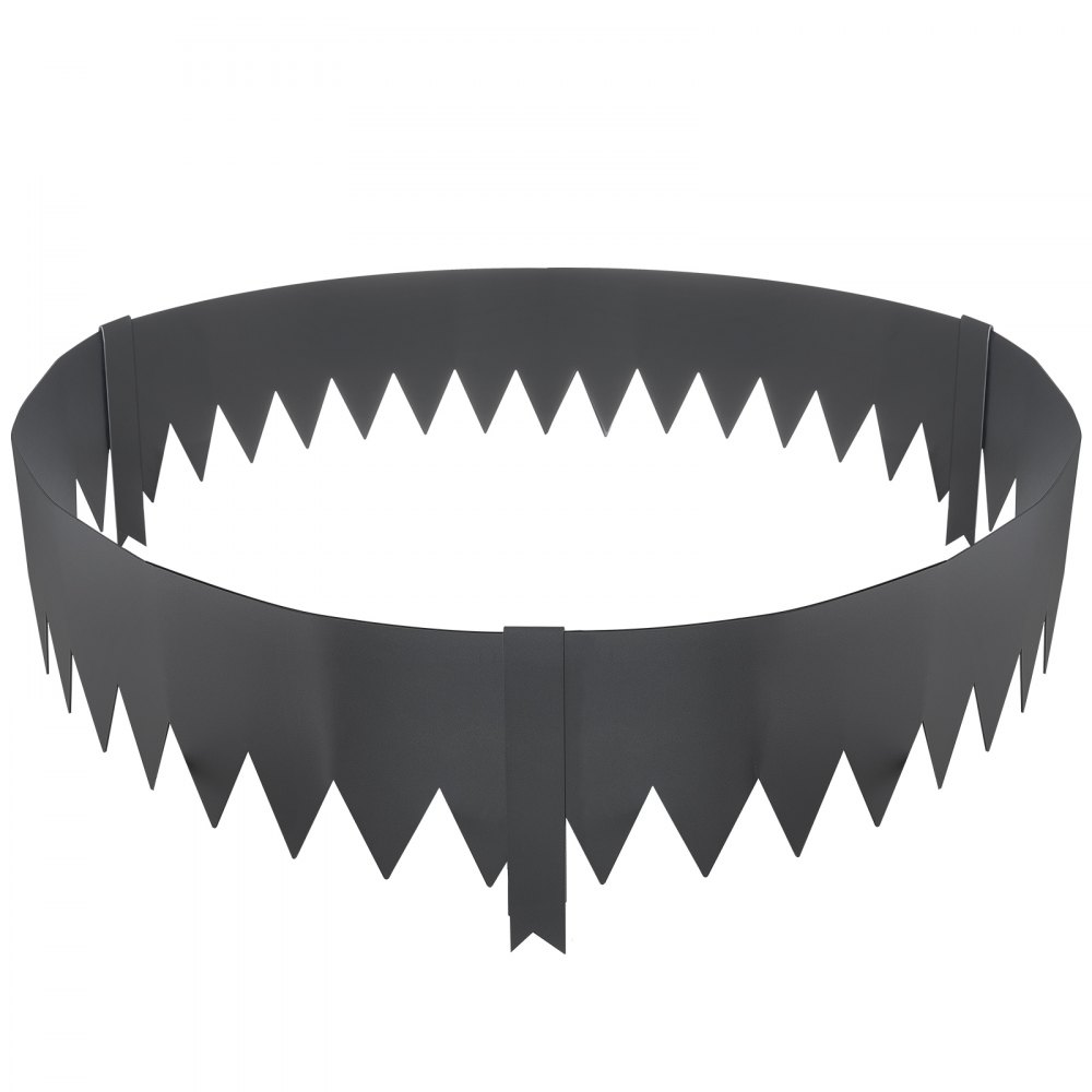 VEVOR Rasenkante 101,6 x 20,3 cm (3er-Set) Rasenkantenband aus Stahl Beeteinfassung Beetumrandung Mähkante Geeignet für Außengärten, Wege, Rasenflächen, Innenhöfe, Straßenränder und mehr