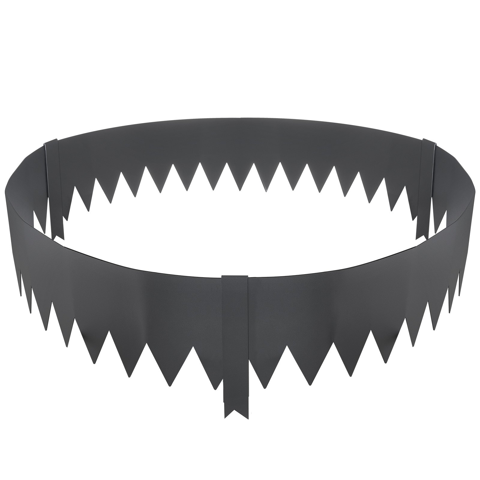 VEVOR Rasenkante 101,6 x 20,3 cm (3er-Set) Rasenkantenband aus Stahl Beeteinfassung Beetumrandung Mähkante Geeignet für Außengärten, Wege, Rasenflächen, Innenhöfe, Straßenränder und mehr