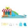 VEVOR Aufblasbare Wasserhüpfburg Outdoor (455 x 390 x 238 cm), Hüpfburg mit Wasserrutsche & Hüpfburgelementen & Hoher Rutsche & Planschbecken & Spielmarktstand, für 3–4 Kinder (3 bis 8 Jahre Alt)